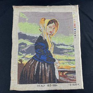 Euphemia White Van Rensselaer Healey NeedlePoint Canvas Tapestry  G 1829A